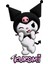 Kuromi Sticker Telefon Laptop Notebook Tablet Defter Matara Stiker Etiket ST1496 1