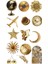 Popüler Gold Sticker Telefon Laptop Notebook Tablet Defter Matara Stiker Etiket ST1570 1