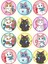 Kedi Sticker Telefon Laptop Notebook Tablet Defter Matara Stiker Etiket ST1333 1