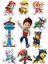 Paw Patrol Sticker Telefon Laptop Notebook Tablet Defter Matara Stiker Etiket ST552 1
