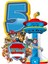 Paw Patrol Sticker Telefon Laptop Notebook Tablet Defter Matara Stiker Etiket ST774 1