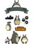 Totoro Sticker Telefon Laptop Notebook Tablet Defter Matara Stiker Etiket ST731 1