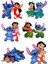 Lilo ve Stitch Sticker Telefon Laptop Notebook Tablet Defter Matara Stiker Etiket ST881 1
