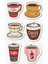 Kahve Sticker Telefon Laptop Notebook Tablet Defter Matara Stiker Etiket ST1393 1