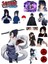 Sasuke Sticker Telefon Laptop Notebook Tablet Defter Matara Stiker Etiket ST829 1