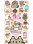 Kedi Sticker Telefon Laptop Notebook Tablet Defter Matara Stiker Etiket ST1188 1