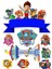 Paw Patrol Sticker Telefon Laptop Notebook Tablet Defter Matara Stiker Etiket ST748 1