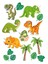 Baby Dino Sticker Telefon Laptop Notebook Tablet Defter Matara Stiker Etiket ST454 1