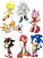 Sonic Sticker Telefon Laptop Notebook Tablet Defter Matara Stiker Etiket ST205 1