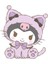 Kuromi Sticker Telefon Laptop Notebook Tablet Defter Matara Stiker Etiket ST1595 1