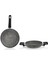 Gri 2'li Sahan ve Tava Seti, 20 ve 26 Cm, Dayanıklı ve Şık Mutfak Gereçleri 1