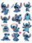 Stitch Sticker Telefon Laptop Notebook Tablet Defter Matara Stiker Etiket ST225 1
