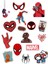 Marvel Sticker Telefon Laptop Notebook Tablet Defter Matara Stiker Etiket ST722 1