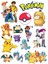 Pokemon Sticker Telefon Laptop Notebook Tablet Defter Matara Stiker Etiket ST627 1