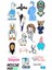 Tıp Doktor Hemşire Sticker Telefon Laptop Notebook Tablet Defter Matara Stiker Etiket ST1750 1