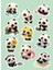 Panda Sticker Telefon Laptop Notebook Tablet Defter Matara Stiker Etiket ST1065 1