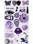 Popüler Mor Sticker Telefon Laptop Notebook Tablet Defter Matara Stiker Etiket ST1345 1