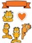 Garfield Sticker Telefon Laptop Notebook Tablet Defter Matara Stiker Etiket ST1083 1