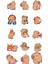 Capybara Sticker Telefon Laptop Notebook Tablet Defter Matara Stiker Etiket ST1699 1