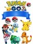 Pokemon Sticker Telefon Laptop Notebook Tablet Defter Matara Stiker Etiket ST655 1