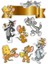 Tom And Jerry Sticker Telefon Laptop Notebook Tablet Defter Matara Stiker Etiket ST662 1