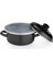 Emaye Tencere 18 Cm, Sakla ve Pişir, Şık ve Dayanıklı, Siyah Renk 3
