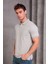Erkek Slim Fit Pamuklu Yumuşak Doku Nefes Alan Kumaş Yakalı Tişört 4