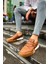 J067 Warrem Ortopedik Taban Günlük Cilt Erkek Sneaker Spor Ayakkabı Cbtt Taba 3
