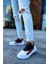J115 Literide Ortopedik Taban Günlük Cilt Erkek Sneaker Spor Ayakkabı Cbt Beyaz/taba/siyah 1