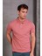 Erkek Slim Fit Pamuklu Yumuşak Doku Nefes Alan Kumaş Yakalı Tişört 3