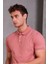 Erkek Slim Fit Pamuklu Yumuşak Doku Nefes Alan Kumaş Yakalı Tişört 5