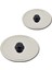 Gri 28 cm Balık Tava Kapak, 2'li Set, Dayanıklı ve Şık Tasarım 2
