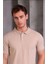 Erkek Slim Fit Pamuklu Yumuşak Doku Nefes Alan Kumaş Yakalı Tişört 1