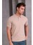 Erkek Slim Fit Pamuklu Yumuşak Doku Nefes Alan Kumaş Yakalı Tişört 2