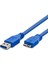 Usb3.0 To Note4 Harddisk Kablosu 50CM Mavi HDX7503 1