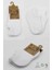 2'li Sneakers Kaymaz Basic Penye Çorap BS20103 Beyaz Beyaz 5