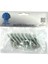 Discovery 7.5cm 2.6gr Silikon Kurt Yem Beyaz Simli 8ADT 2