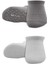 2'li Sneakers Kaymaz Colours Penye Çorap BS20104 Gri Beyaz 2
