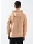 Kapüşon Yaka Karamel Erkek Sweatshırt 1084298 4