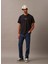 Lacivert Erkek T-Shirt LV04RB824GCJM Ss Acıd Wash 20S Cn 1