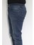 Fistan Store Erkek Mavi Normal Bel Normal Kesim Boru Paça Jean Pantolon 3