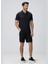Siyah Erkek Slim Fit T-Shirt 1093860 2
