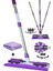Teleskobik Mikrofiber Mop Seti, Yedek Bezli, Çok Yönlü Temizlik, Renkli ve Kullanışlı 1