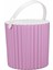 Pembe Çok Amaçlı Yuvarlak Kova, Ev ve Bahçe Kullanımı Için Ideal Seçim 1