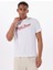 Beyaz Erkek Regular Fit Desenli T-Shirt M5GI54K8FQ4G011 Gj Ss Cn Reg 1981 1