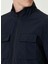 Lacivert Erkek Dik Slim Fit Düz Mont 1092059 6