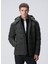 Kapüşonlu Slim Fit Kapitone Haki Erkek Mont 109375 1