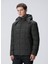 Kapüşonlu Slim Fit Kapitone Haki Erkek Mont 109375 4