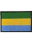 Gabon Bayrağı Nakış Patch Peç - 8x5 cm 1