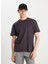 Antrasit Erkek Relaxed T-Shirt MW7NM203877M39 Relaxed Fit Small 2